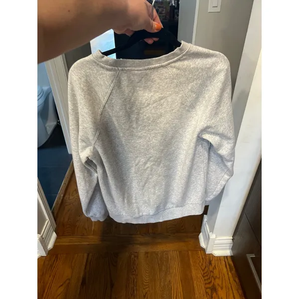 Stoney Clover Size small Pastel‎ Stoney Clover Love Grey Sweatshirt CUTE - Image 4