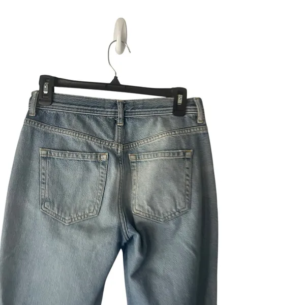 Free People We The Free Women's Size‎ 26 Baggy Distressed Maggie Boyfriend Jeans - Image 7