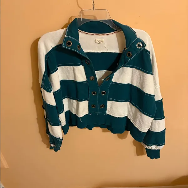 Anthropologie Pilcro Kamrie Pieced Popover Top - Image 4