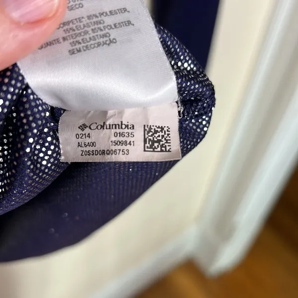 Columbia Heavyweight‎ Base Layer Half Zip Navy XS Running Outdoor Workout - Image 13