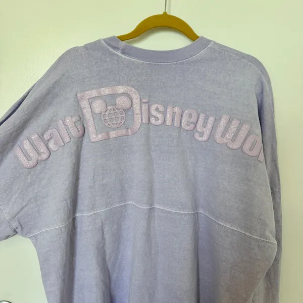 Purple Disney World Spirit Jersey Sz XL Glitter Lavender Lilac WDW - Image 6