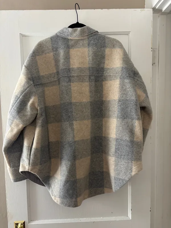 Good American Shacket Plaid - Image 5