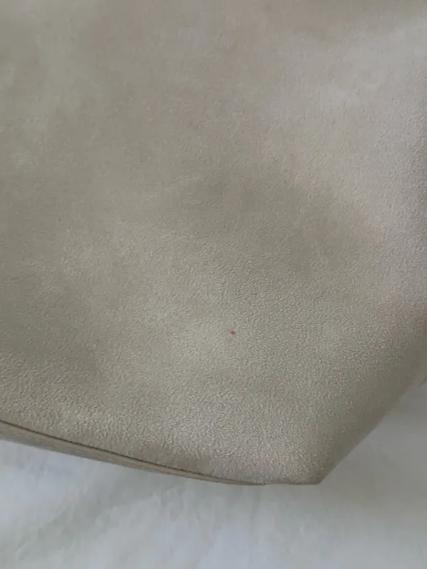 Abercrombie Suede Bag Tan Cream - Image 4