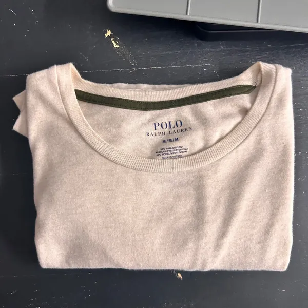 Polo Ralph‎ Lauren Shirt Cream Medium - Image 5