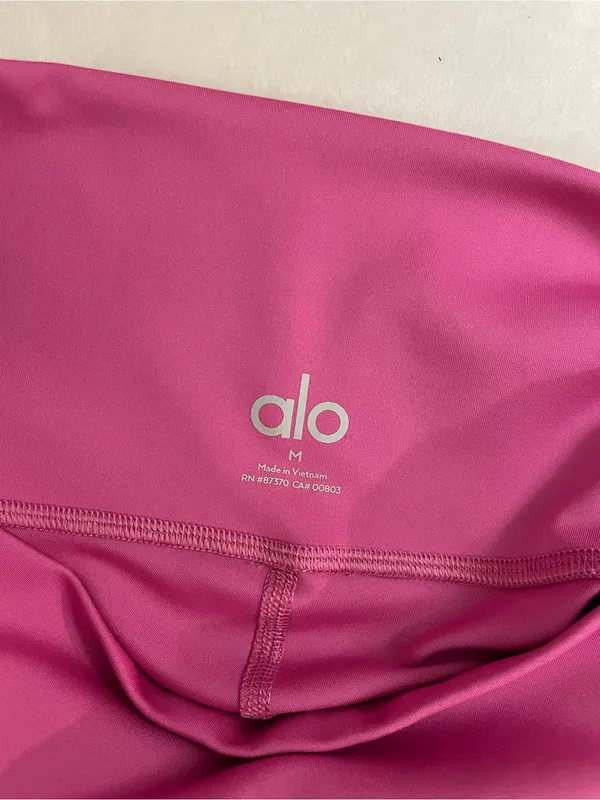 Alo Yoga Airlift High Waist Pink Leggings Size M - Image 5