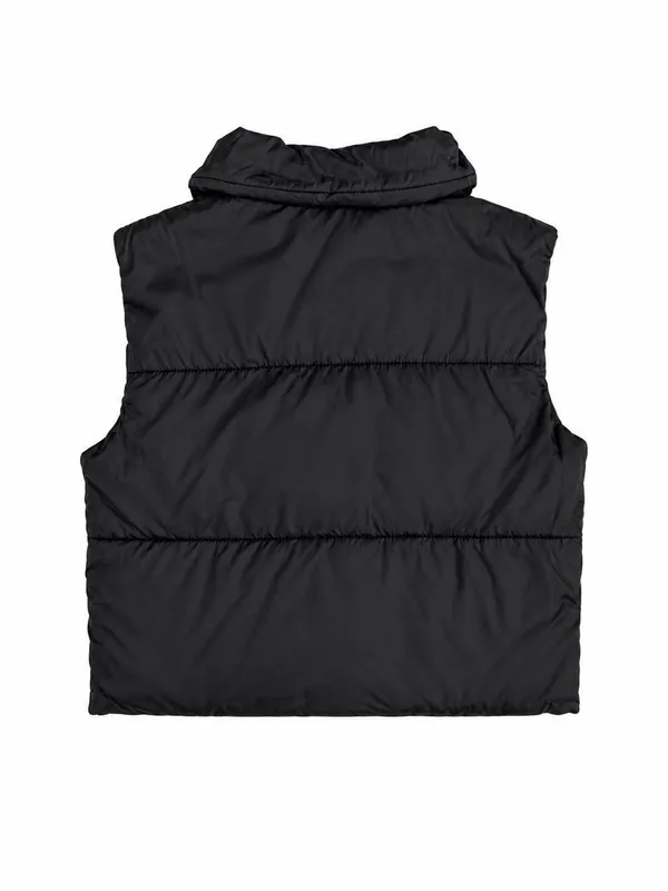 SHEIN Black Puffer Vest Women’s Medium - Image 5