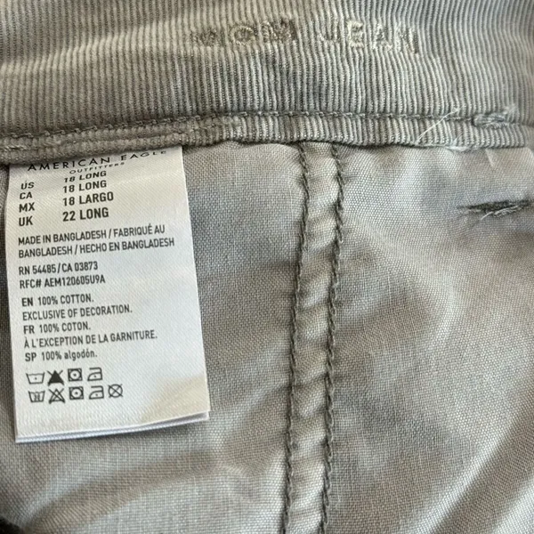 Y2K American‎ Eagle Outfitters Corduroy Mom Jeans -- Women's 18 L GRUNGE - Image 2