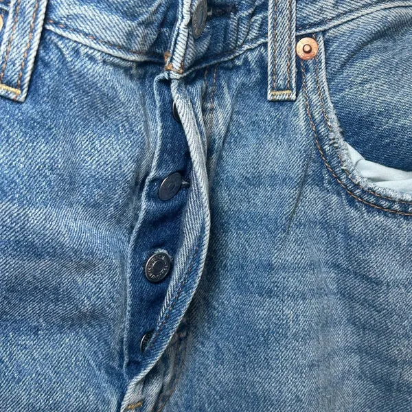 Levi's Ribcage Straight Ankle Women's High‎ Rise Jeans Light Wash 27 x27 - Image 6