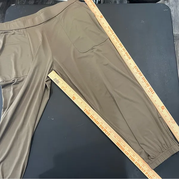 Pull on joggers by Lisa Rinna Collection greenish brown Size L - Image 7