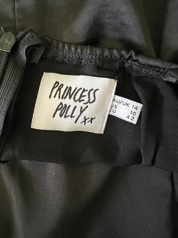 Princess Polly Black Mini Dress - Image 4