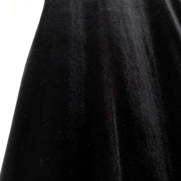 Vintage 90’s Stretchy Black Velvet Dress - Image 6