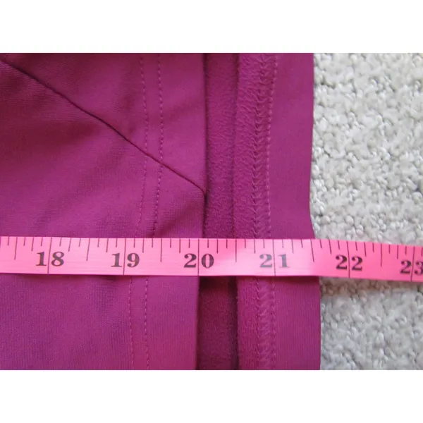 Salomon Full Zip Jacket Medium Pink Technical Hiking Running Fleece‎ Mid Layer - Image 5