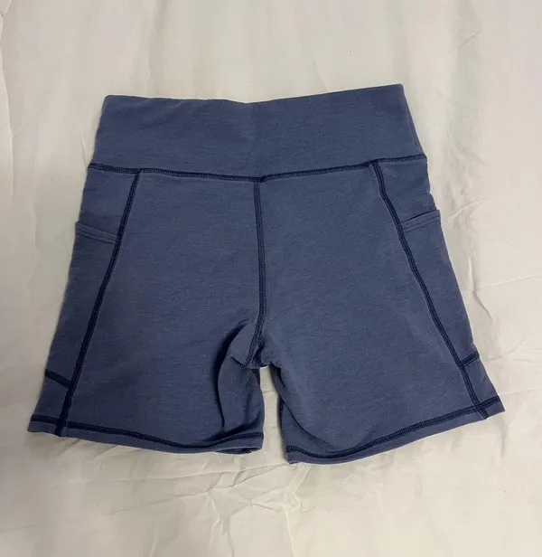 Blue American Eagle Biker Shorts - Image 2