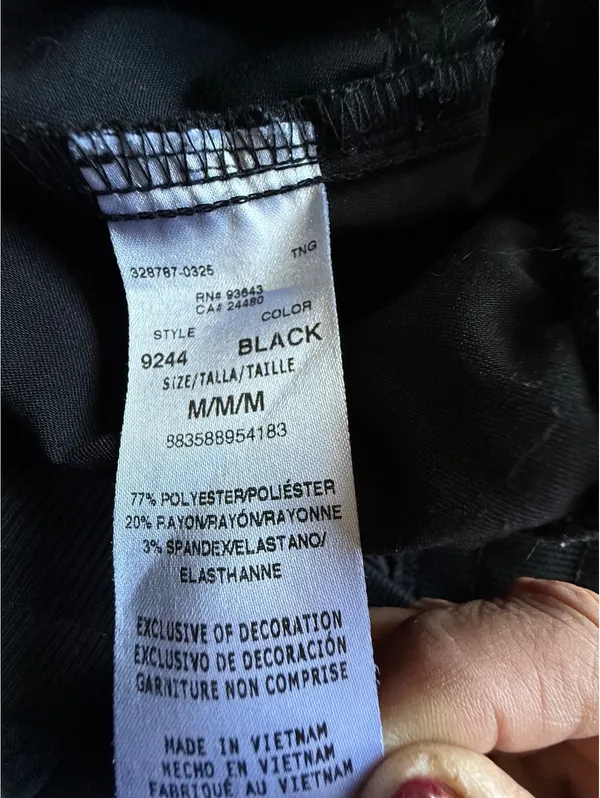Healing Hands Black Drawstring Cargo Jogger Pants - Image 10