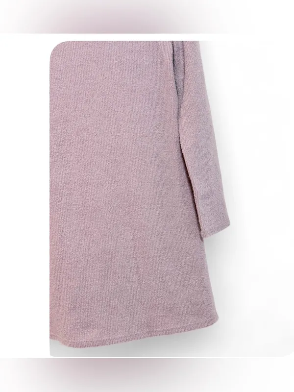 Lulus Women’s Alaina Dusty Lavender Long Sleeve Turtleneck Sweater Dress Size S - Image 8