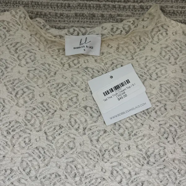 Revolve Lace White Top - Image 2