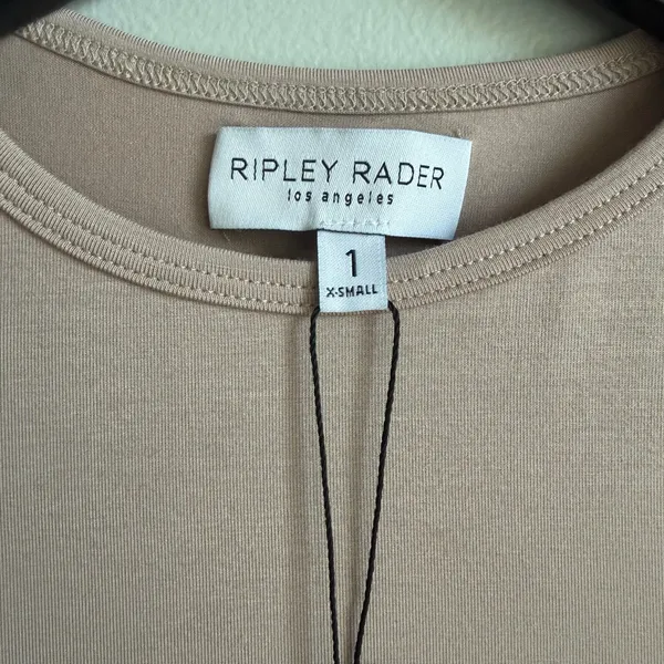 Ripley Rader Modal Fitted T-Shirt in Clay (Beige) Size XS - Image 2