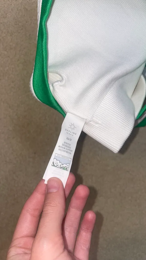 Aerie Offline by Main Squeeze Seamless Plunge Sports Bra - Image 4