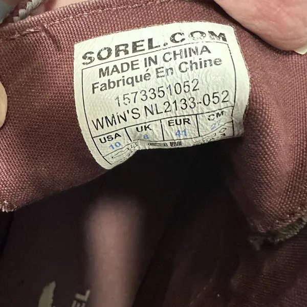 Sorel Out N About Womens 10 Ankle Boots Duck Boot Rubber Waterproof Gray - Image 8
