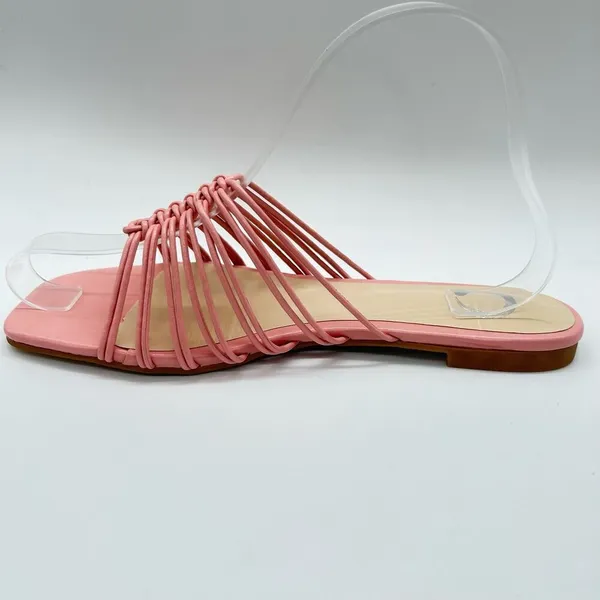 Journee Collection Sandals‎ Womens 6.5 Pink Addora Slides Sandals NEW - Image 2