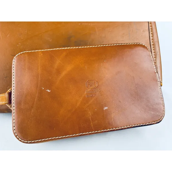 Vintage Top Grain Cowhide Leather Travel Bag Bag + Dopp Kit Leather Toiletry - Image 10