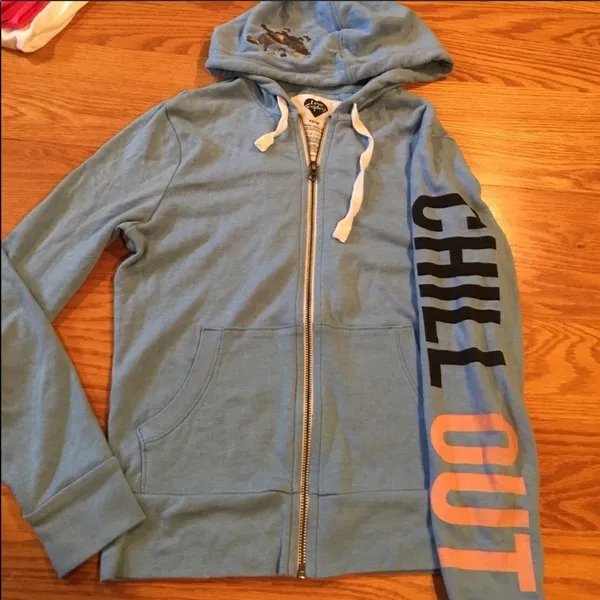 EXPRESS ✨Chill Out Zip Up Hoodie✨ - Image 3