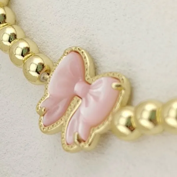 Kendra Scott Haley Bow Gold Stretch Bracelet - Image 4