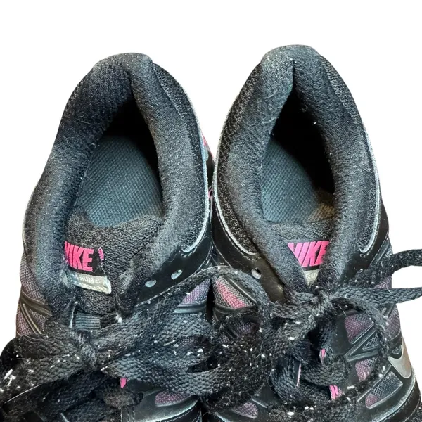Nike Shox Running‎ Shoes Womens Size 7.5 Black Pink Silver Sneakers 472647-002 - Image 3