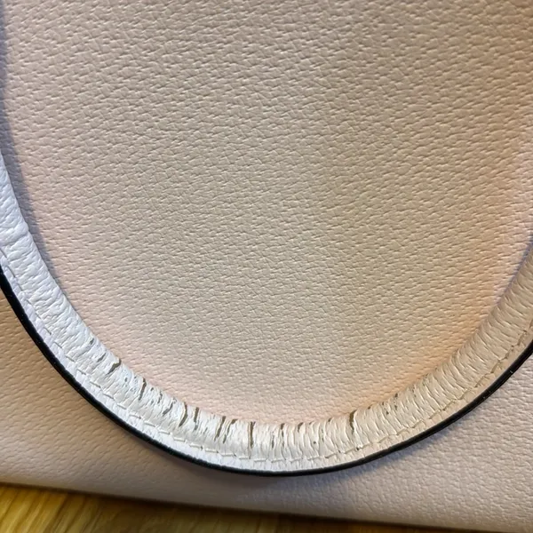 Kate Spade New York Light Pink Leather Compartment Shoulder Bag Purse - Image 12