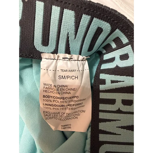 Adidas & Under Armour Women's Athletic Shorts in Pink/Gray Teal/ Gray Small‎ - Image 9