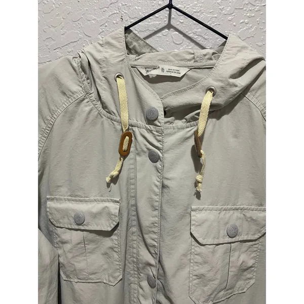 Woolrich Women's Hooded Outdoor Jacket Pockets Size XL - Image 2