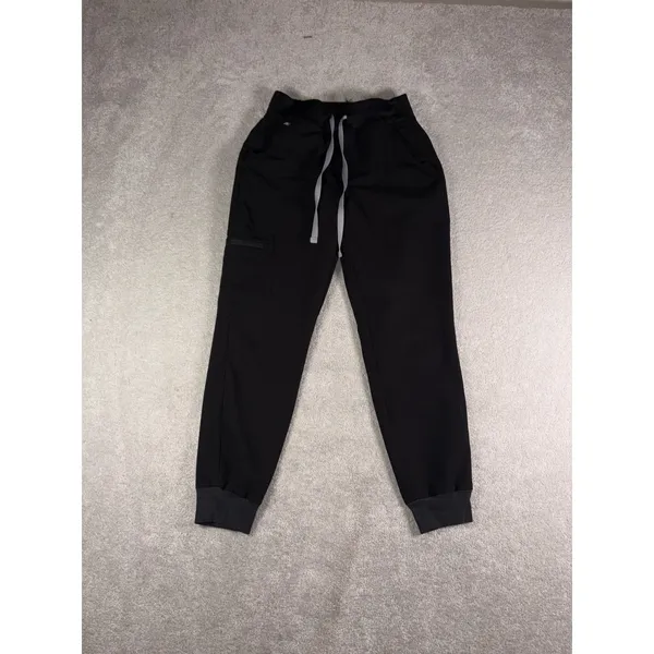Figs Technical Collection Zamora Jogger Scrub Pants in Black Size Xs Pet - Image 2