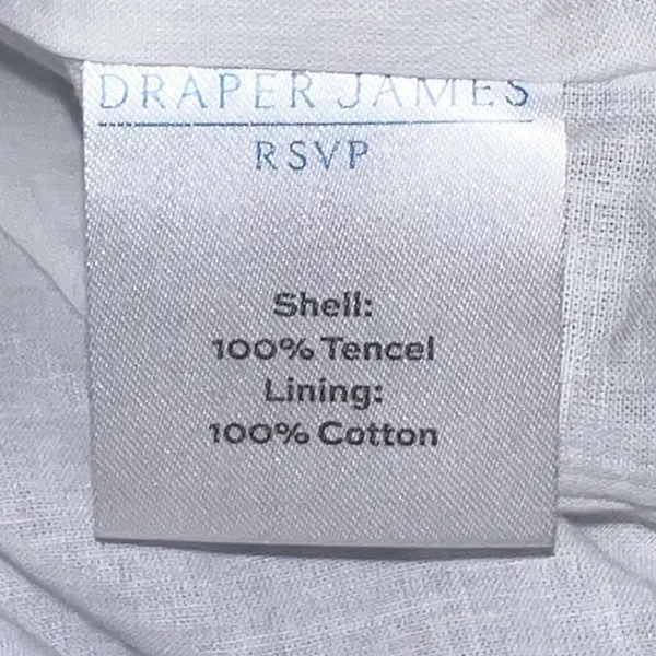 Draper James‎ RSVP Blue White Striped Tiered Ruffle Sleeve Midi Dress Medium - Image 8