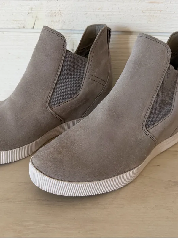 SOREL Out N About Slip-On Wedge Boot Women’s Grey White Size US 8.5M/UK 6.5M NEW - Image 3