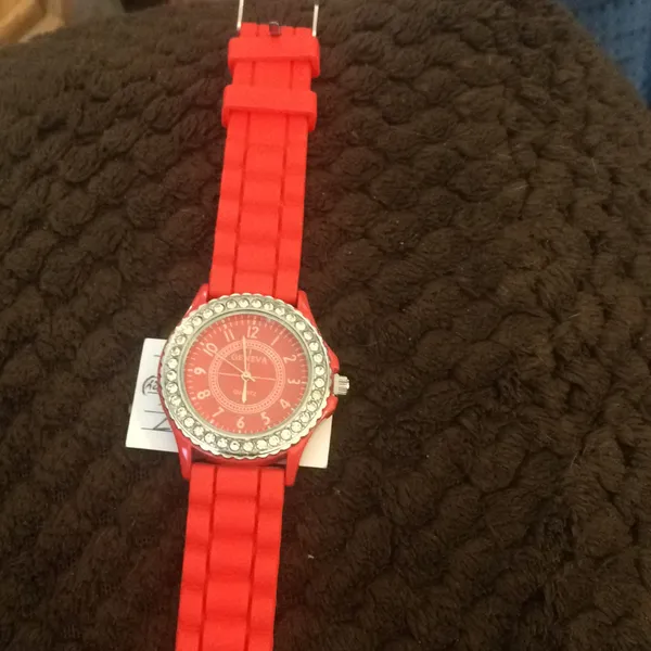 Brand new Geneva watch as is Red - Image 2