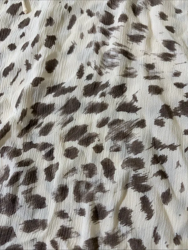 Rails Lydia Puma Animal Print Blouse Size XL - Image 5
