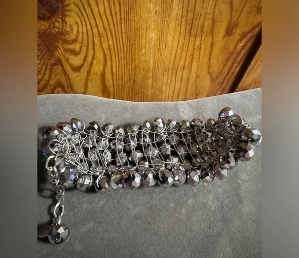 Aldo Chunky Statement Wired beaded Bracelet - Image 6