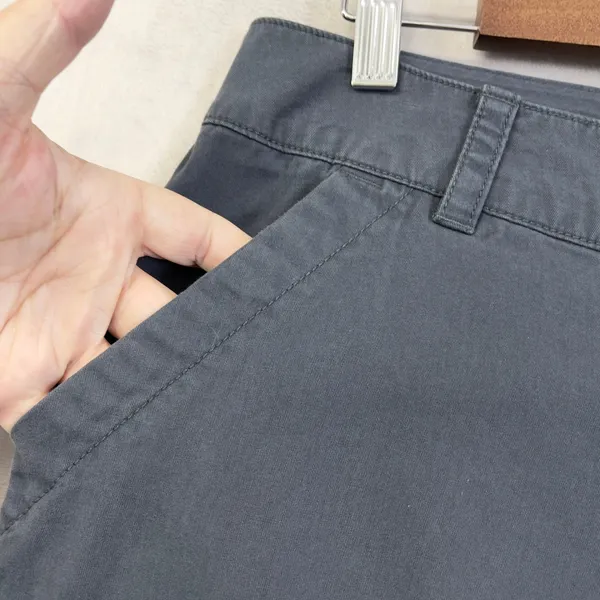 Columbia Capris Pants Women‎ 8 Gray Cotton Outdoor Hiking Gorpcore Minimalist - Image 4