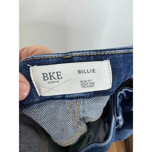 BKE Billie Slim Fit High Rise Trouser Jeans Dark Wash 33x34 AXB464L - Image 5