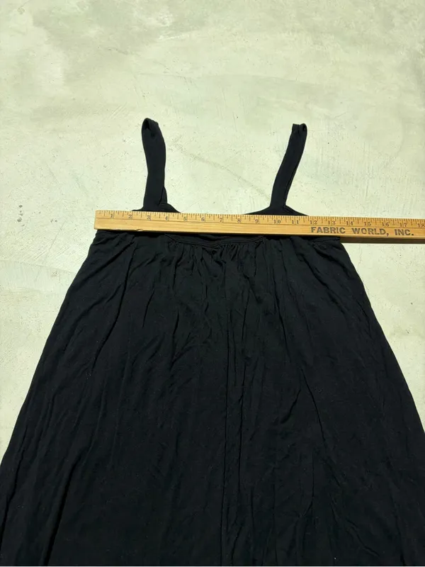 Free people FP Black Sleeveless Bubble Hem Mini Dress small - Image 4