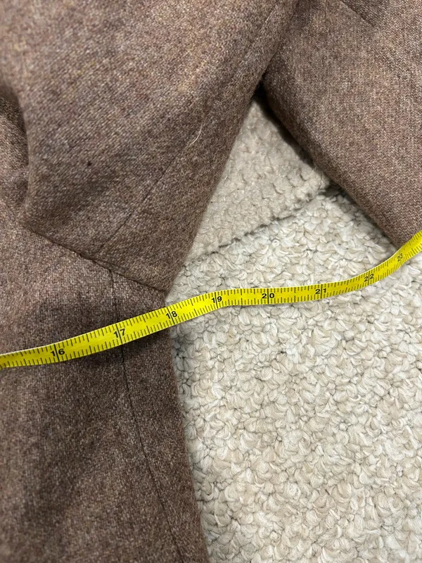 Vintage brown/beige blazer Brown - Image 10