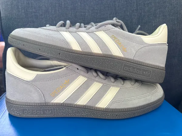 Adidas Spezial gray and white mens 9.5, women’s 10.5 - Image 2