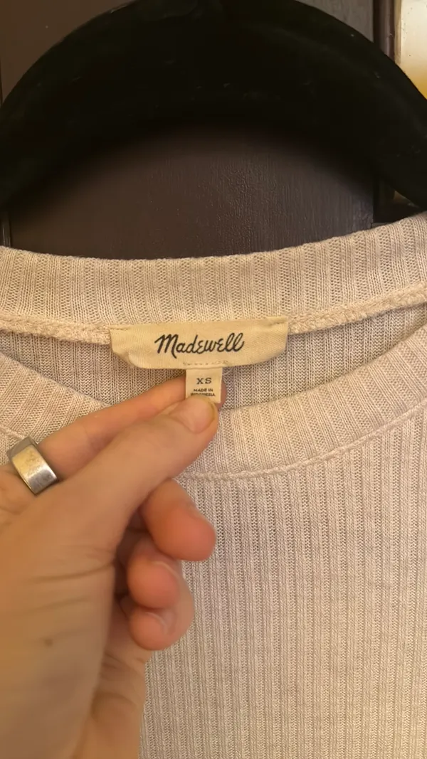 Madewell Top XS Women’s long sleeve - Image 2