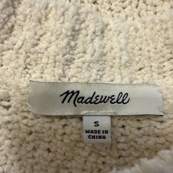 Madewell Ivory Fringe Detail Sweater - Image 5