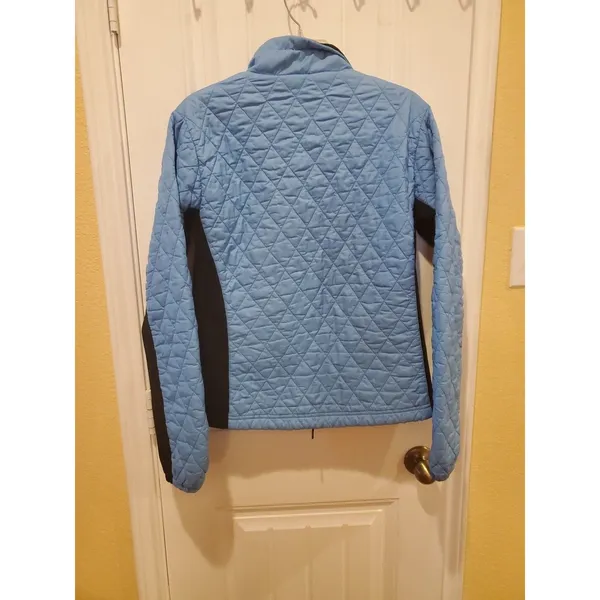Marmot Jacket Womens L Teal/Black Quilted Full Zip Puffer Lightweight Outdoors - Image 10