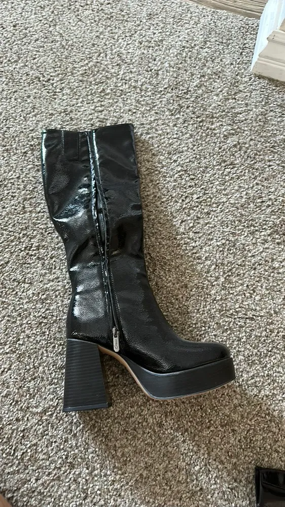 Nordstrom SANDY PLATFORM BOOTS - BLACK - Image 4