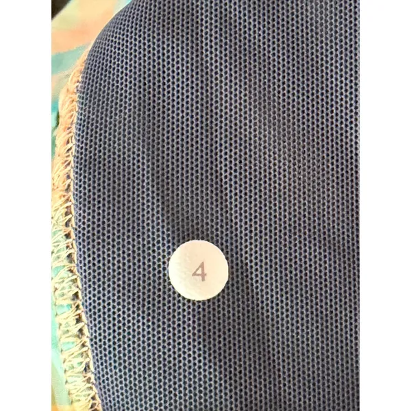 Lululemon Leader of the Track Plaid Pleated Skirt Size 4 Yellow Teal Lined Skort - Image 10