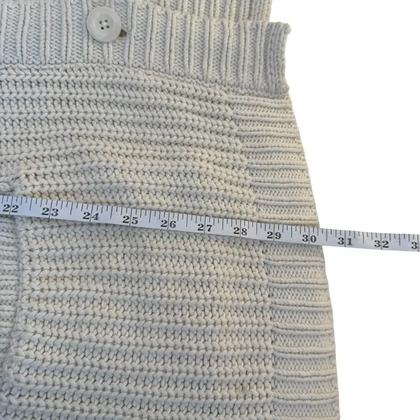 Aerie Cardigan Hoodie Cape Womens XS/S Cream‎ Chunky Button Up Knit Oversized - Image 11