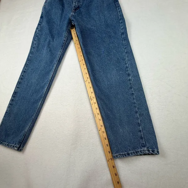 Designed With Your Body In Mind Jeans Women 10P Blue Vintage Style Elastic Waist - Image 3