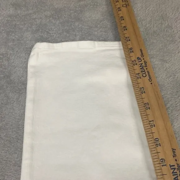 Madewell Jeans Womens Size‎ 26 White Mid Rise Kick Out Crop Denim NI961 - Image 7
